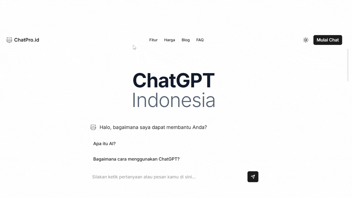 Apa yang Bisa Kamu Lakukan dengan ChatPro?